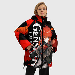 Куртка зимняя женская ДИЛЮК ИЗ МОНДШТАТА DILUC, цвет: 3D-светло-серый — фото 2