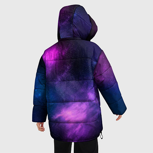 Женская зимняя куртка Космос Galaxy / 3D-Светло-серый – фото 4
