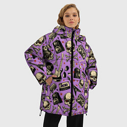 Куртка зимняя женская Rock n Roll alive!, цвет: 3D-светло-серый — фото 2