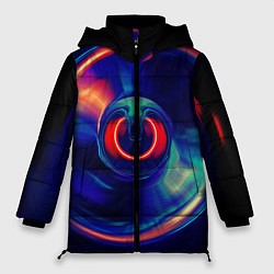Куртка зимняя женская Сверхновая сингулярность, цвет: 3D-черный