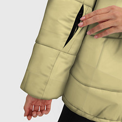 Куртка зимняя женская Золотые квадраты, цвет: 3D-красный — фото 2