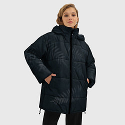 Куртка зимняя женская Влажный Папоротник, цвет: 3D-светло-серый — фото 2