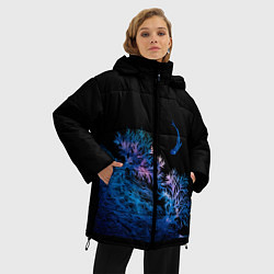 Куртка зимняя женская Space Shark B-01, цвет: 3D-светло-серый — фото 2