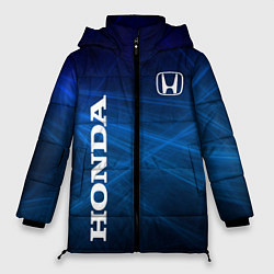 Куртка зимняя женская Honda - Blue, цвет: 3D-черный