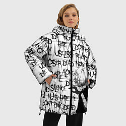 Куртка зимняя женская DEAD INSIDE 1000-7, цвет: 3D-светло-серый — фото 2
