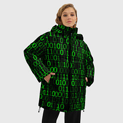 Куртка зимняя женская Бинарный Код Binary Code, цвет: 3D-черный — фото 2