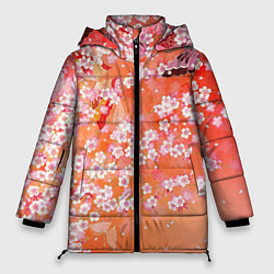 Куртка зимняя женская Весенняя волна, цвет: 3D-красный