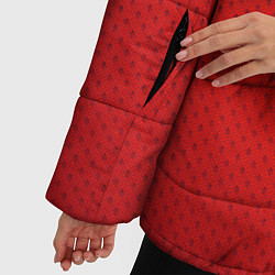 Куртка зимняя женская Митсубиси Mitsubishi LOGO, цвет: 3D-красный — фото 2