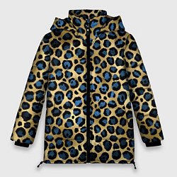 Куртка зимняя женская Стиль леопарда шкура леопарда, цвет: 3D-красный