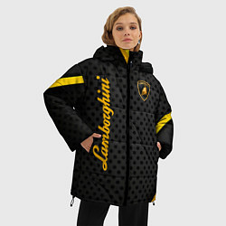 Куртка зимняя женская Ламборджини, цвет: 3D-светло-серый — фото 2