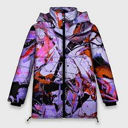 Куртка зимняя женская Color abstraction Pattern Vanguard, цвет: 3D-светло-серый