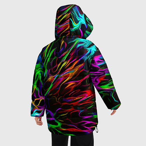 Женская зимняя куртка Neon pattern Vanguard / 3D-Светло-серый – фото 4