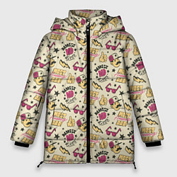 Куртка зимняя женская КРУТОЙ БАТЯ, цвет: 3D-светло-серый