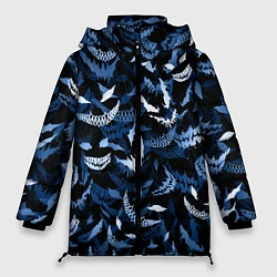Куртка зимняя женская Drain monsters, цвет: 3D-черный