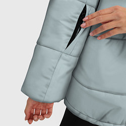 Куртка зимняя женская Стая журавлей, цвет: 3D-светло-серый — фото 2