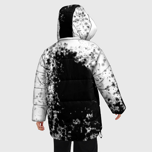 Женская зимняя куртка Черное золото Коллекция Get inspired! Fl-194 / 3D-Светло-серый – фото 4