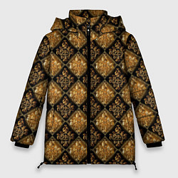 Женская зимняя куртка Классический узор - ромбы