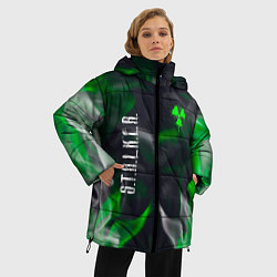 Куртка зимняя женская S T A L K E R 2 пламя, цвет: 3D-черный — фото 2