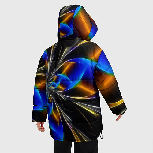 Женская зимняя куртка Neon vanguard pattern Fashion 2023 / 3D-Красный – фото 4