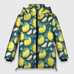 Женская зимняя куртка Cute lemon pattern