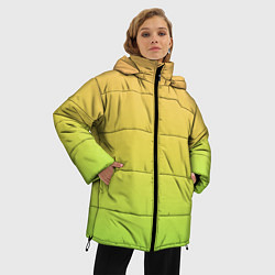 Куртка зимняя женская GRADIEND YELLOW-GREEN, цвет: 3D-черный — фото 2
