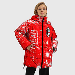 Куртка зимняя женская AC MILAN AC Milan Sport Арт, цвет: 3D-красный — фото 2