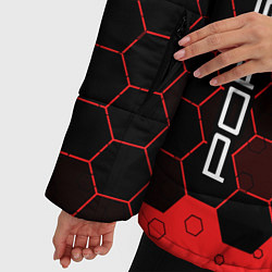 Куртка зимняя женская ПОРШЕ Sport Графика, цвет: 3D-черный — фото 2