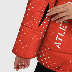 Куртка зимняя женская АТЛЕТИКО Atletico Madrid Sport Гранж, цвет: 3D-красный — фото 2