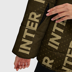 Куртка зимняя женская ИНТЕР Абстракция, цвет: 3D-черный — фото 2