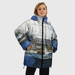 Куртка зимняя женская Во французской гавани, цвет: 3D-черный — фото 2