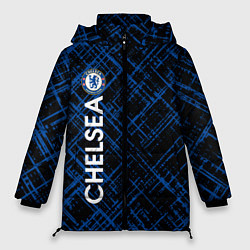 Куртка зимняя женская Челси footbal club, цвет: 3D-светло-серый