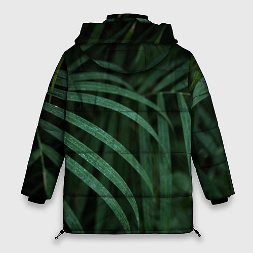 Женская зимняя куртка Камуфляж-тропики / 3D-Светло-серый – фото 2