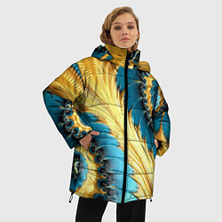 Куртка зимняя женская Двойная авангардная спираль Double avant-garde spi, цвет: 3D-черный — фото 2