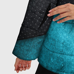 Куртка зимняя женская Карбоновые пластины, цвет: 3D-светло-серый — фото 2