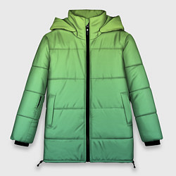 Куртка зимняя женская Shades of Green GRADIENT, цвет: 3D-черный