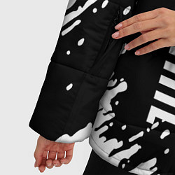 Куртка зимняя женская Fc juventus фс ювентус, цвет: 3D-светло-серый — фото 2