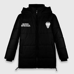 Куртка зимняя женская C логотипом Boris Brejcha, цвет: 3D-черный