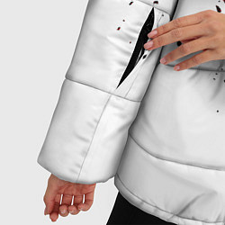 Куртка зимняя женская Ac milan краска, цвет: 3D-черный — фото 2