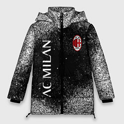 Куртка зимняя женская Фк милан football, цвет: 3D-светло-серый