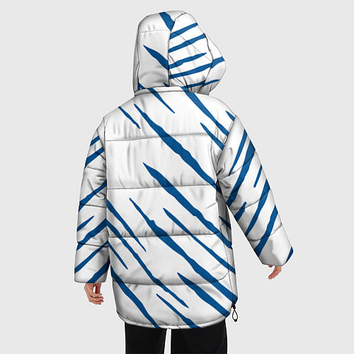 Женская зимняя куртка Псж psg / 3D-Светло-серый – фото 4