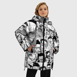 Куртка зимняя женская Путь домохозяина паттерн, цвет: 3D-светло-серый — фото 2