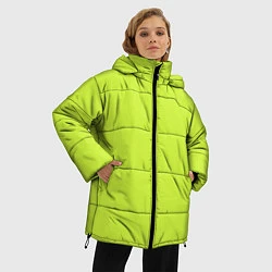 Куртка зимняя женская Зеленый неон из фильма Барби, цвет: 3D-красный — фото 2
