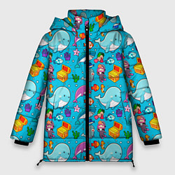 Куртка зимняя женская SEA DIVING, цвет: 3D-черный