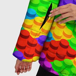 Куртка зимняя женская LEGO конструктор, цвет: 3D-красный — фото 2