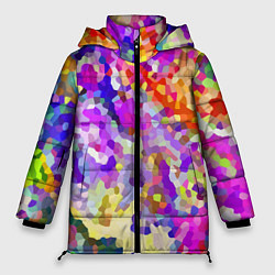 Женская зимняя куртка Летняя мозаика