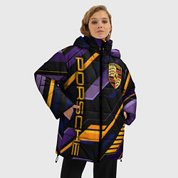Куртка зимняя женская ПОРШ - ТЕХНОЛОГИЧЕСКИЙ, цвет: 3D-черный — фото 2