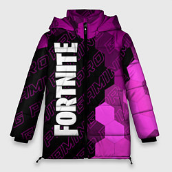 Куртка зимняя женская Fortnite pro gaming: по-вертикали, цвет: 3D-черный