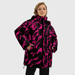 Куртка зимняя женская Извилина, цвет: 3D-черный — фото 2
