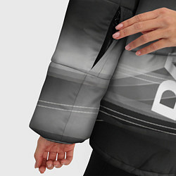 Куртка зимняя женская Daewoo - абстракция, цвет: 3D-светло-серый — фото 2