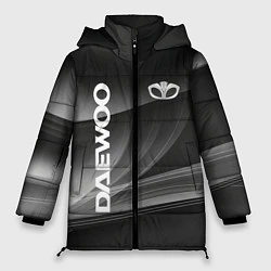 Куртка зимняя женская Daewoo - абстракция, цвет: 3D-светло-серый